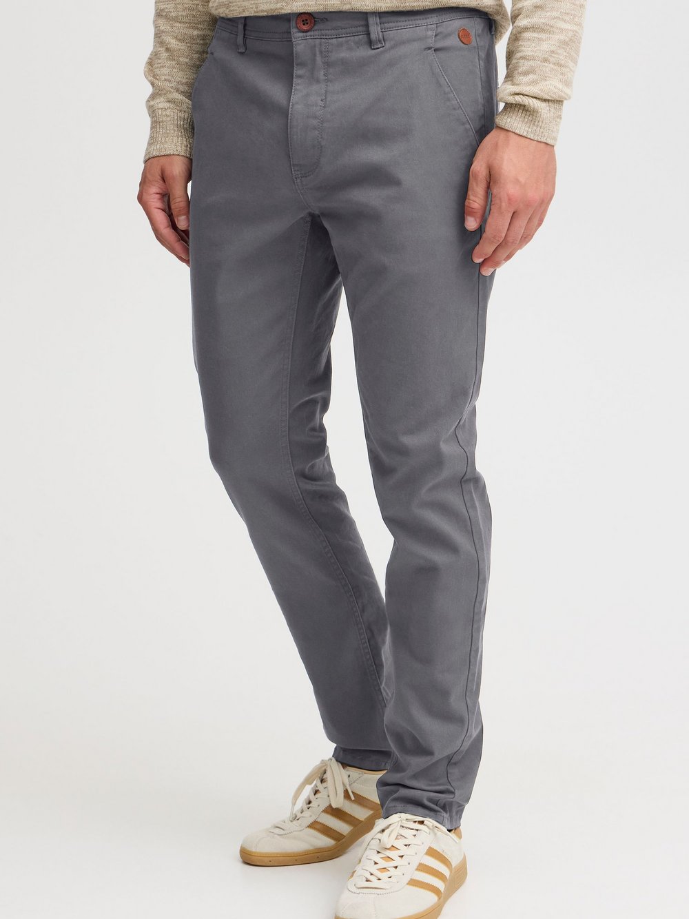 Kronstadt Chinohose Herren Baumwolle meliert