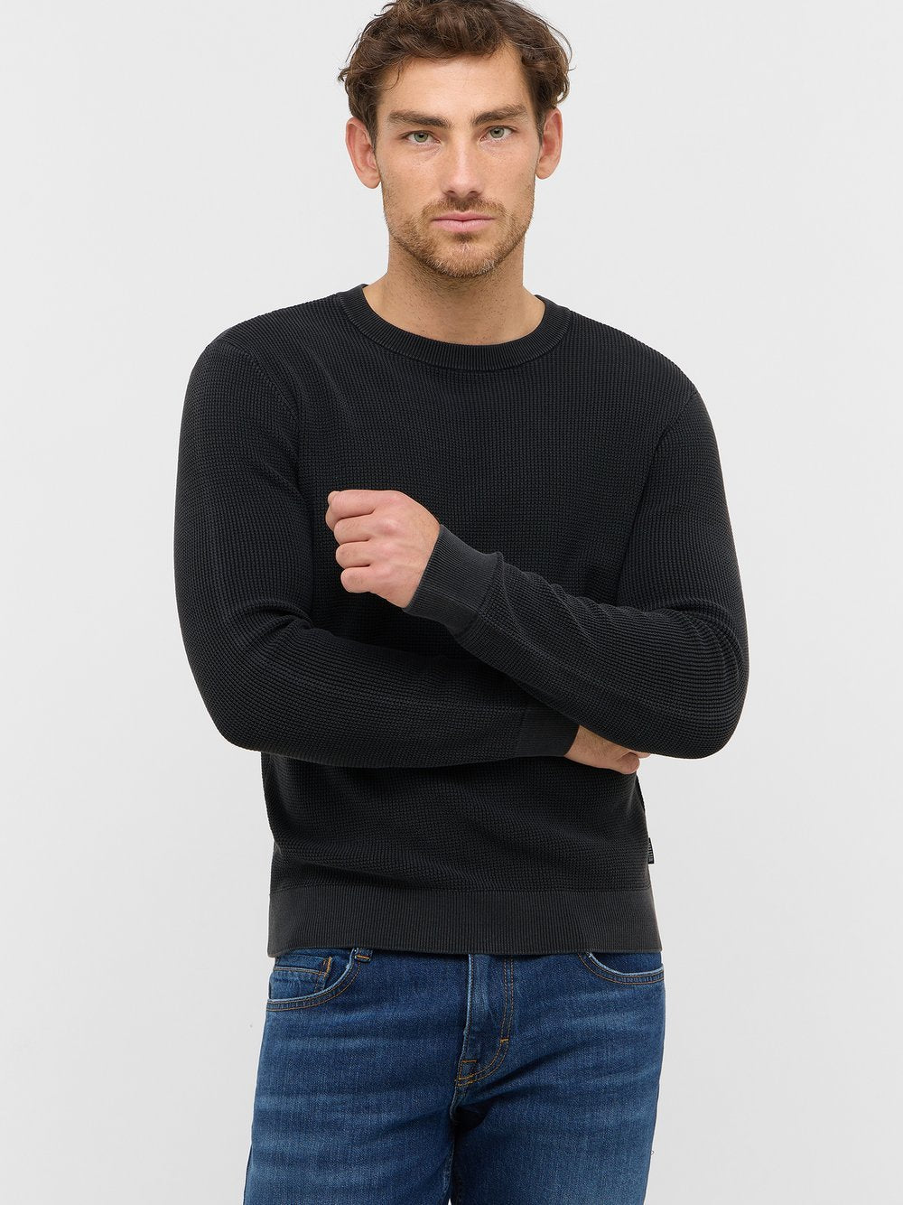 Mustang Strickpullover Herren Baumwolle