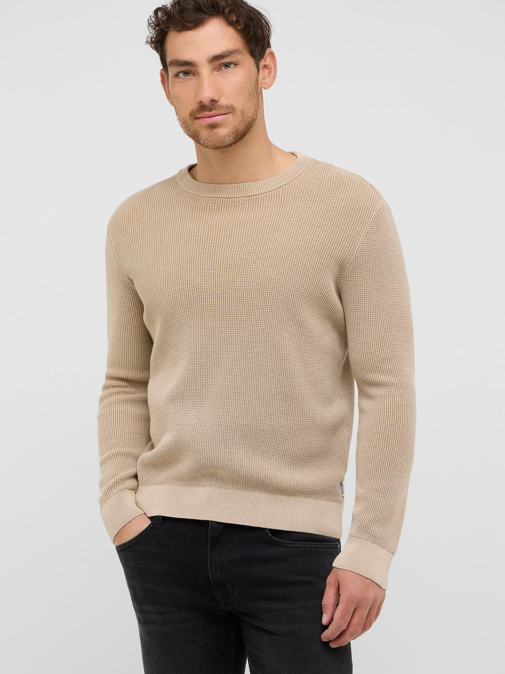 Mustang Strickpullover Herren Baumwolle