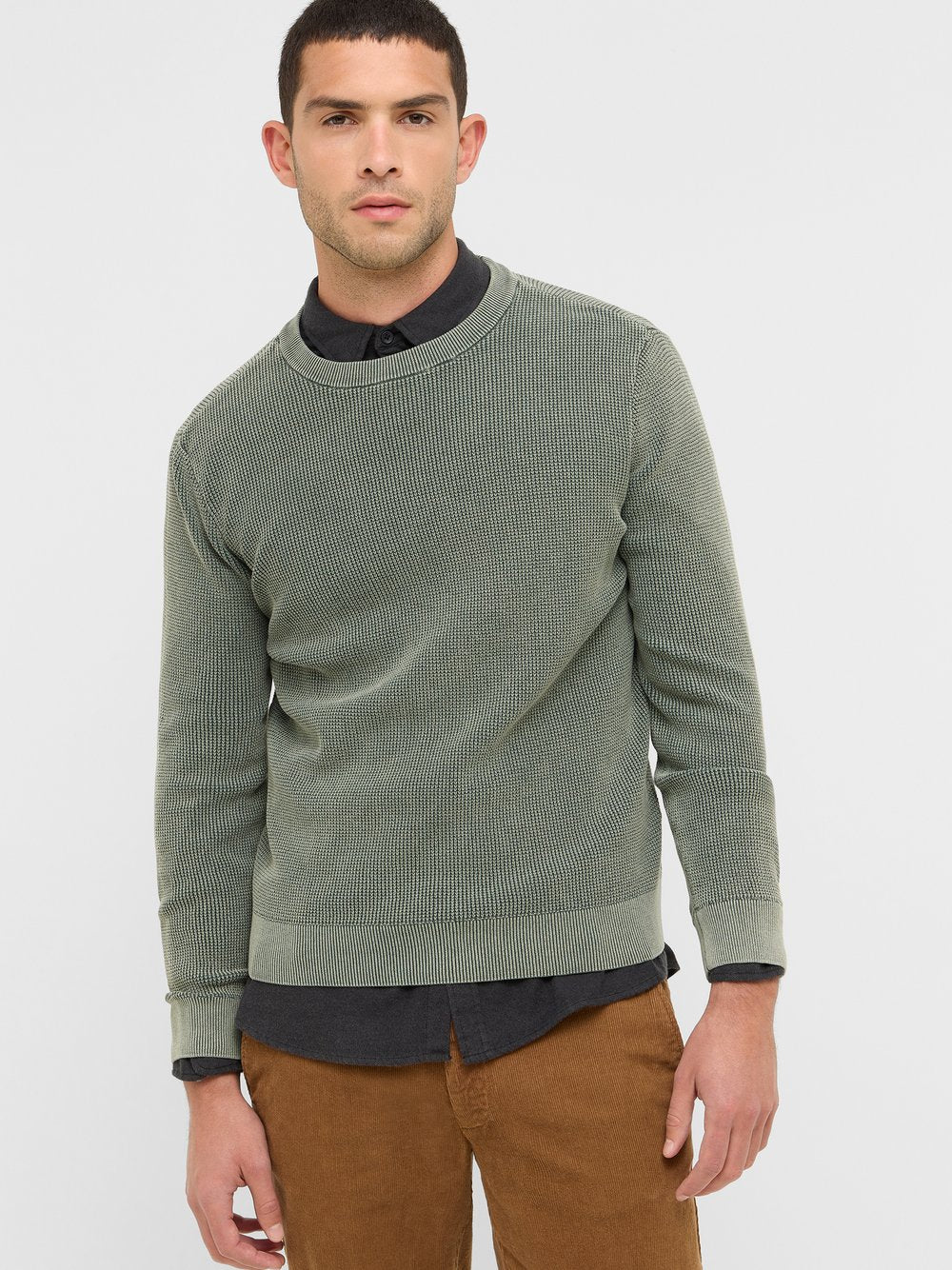 Mustang Strickpullover Herren Baumwolle