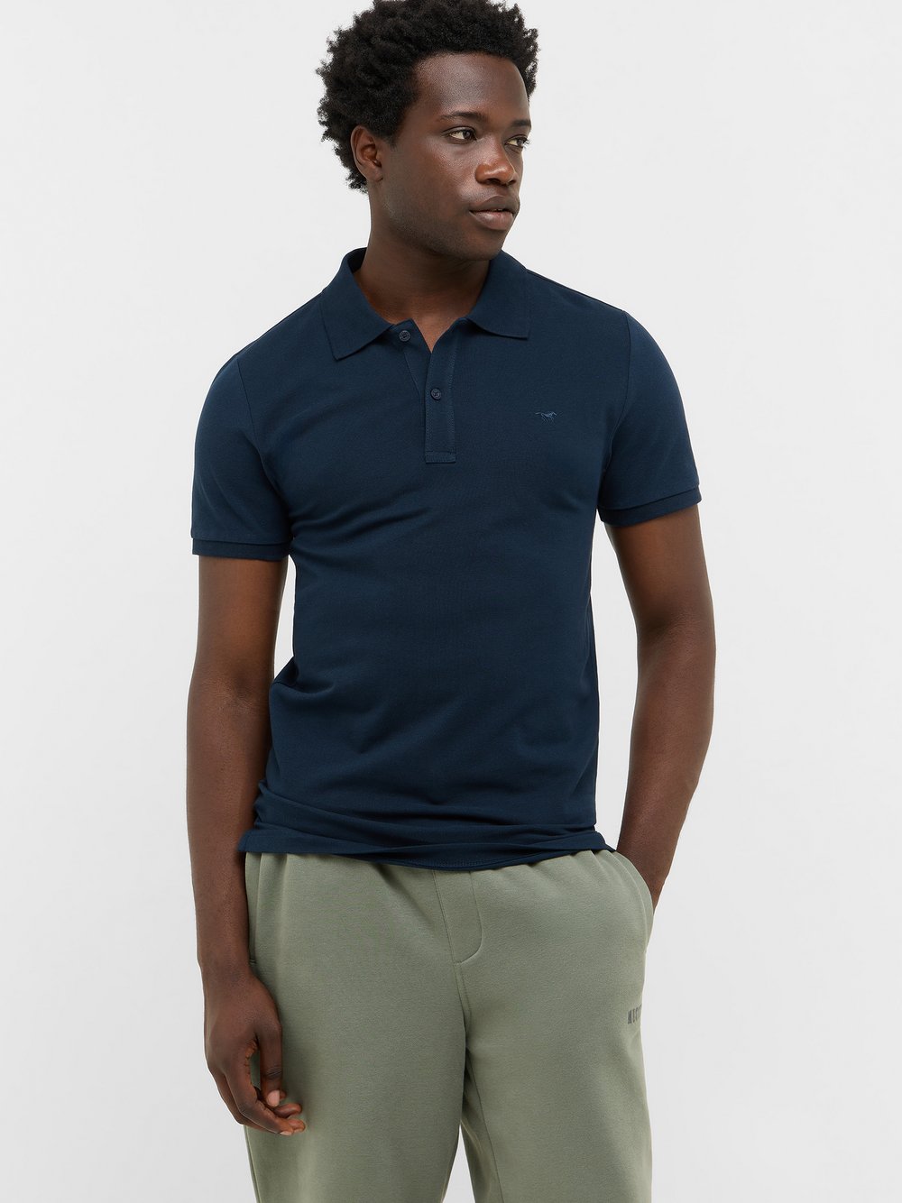 Mustang Polo Herren Baumwolle