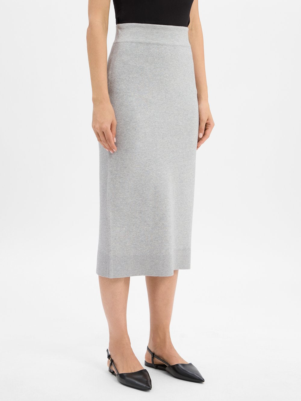 comma casual identity Strickrock Damen Viskose meliert