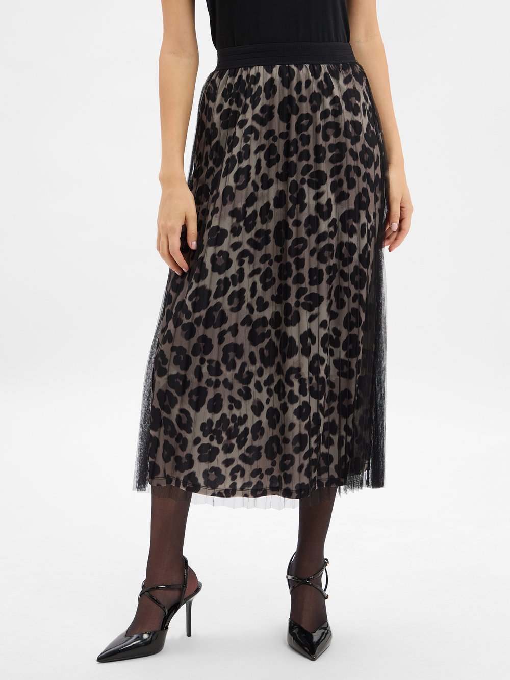 s.Oliver LABEL Rock Damen Mesh gemustert