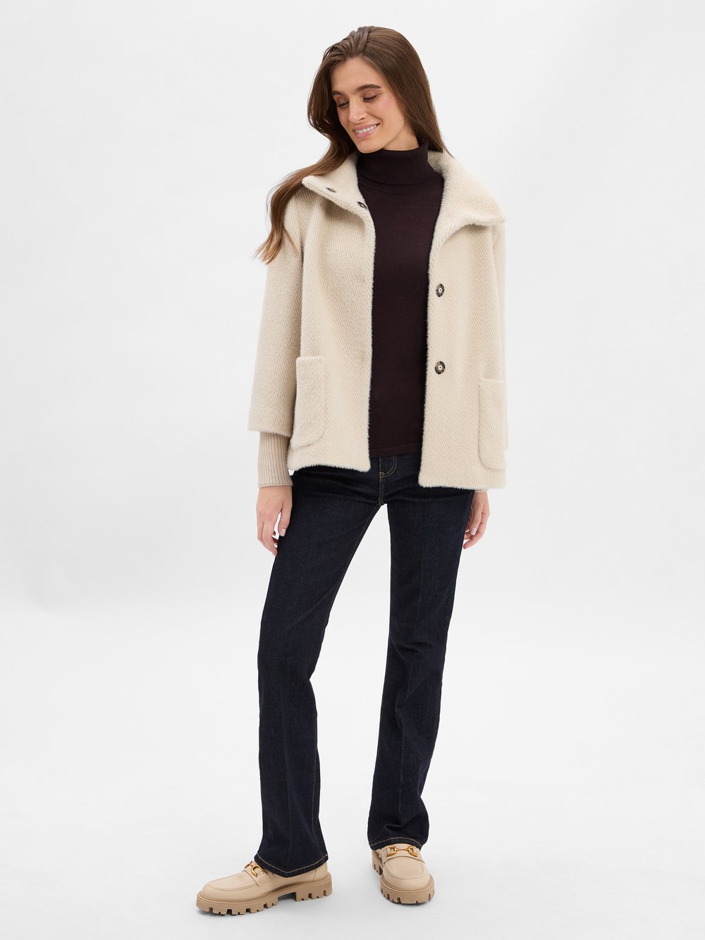 s.Oliver LABEL Jacke Damen Polyamid gestreift