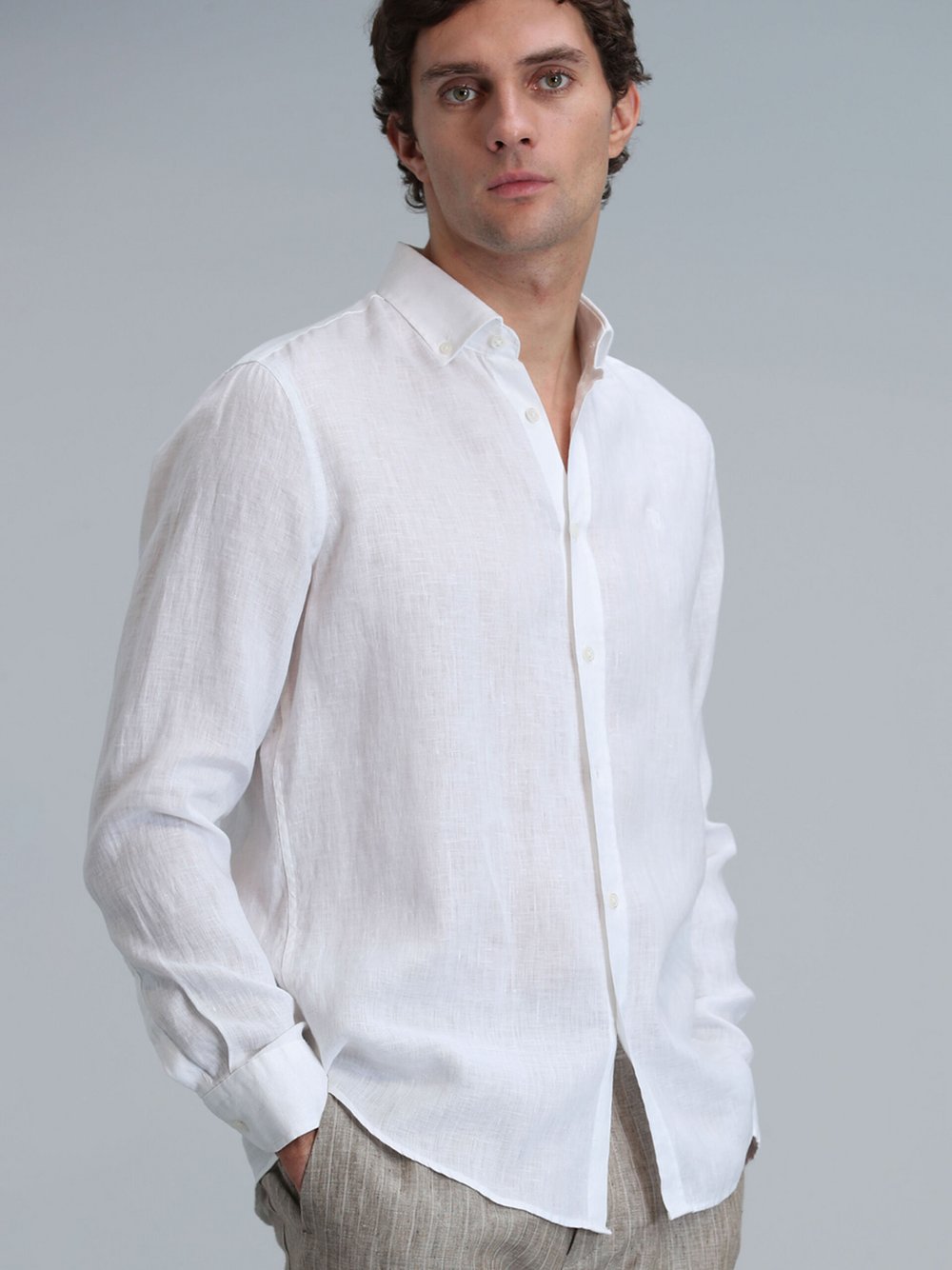 Lufian Shirt PİTAYA Herren Leinen