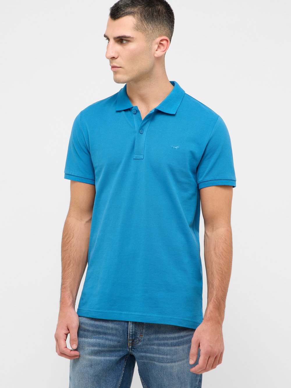 Mustang Polo Herren Baumwolle