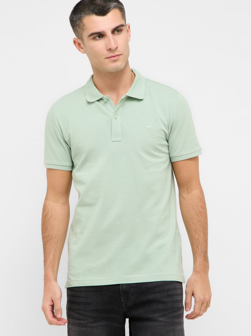 Mustang Polo Herren Baumwolle