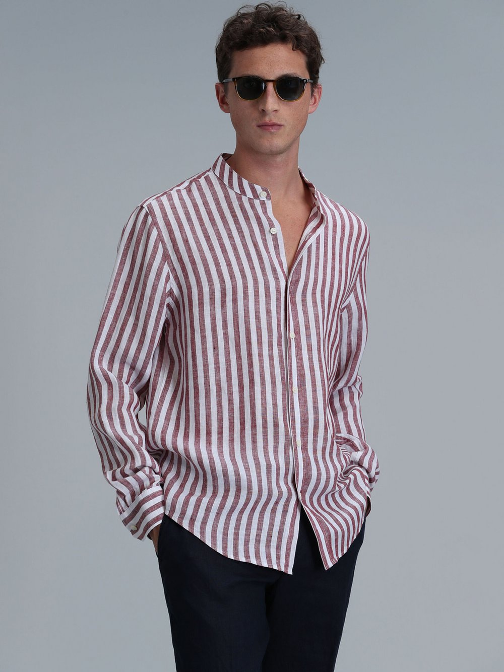 Lufian Shirt FAST Herren Leinen