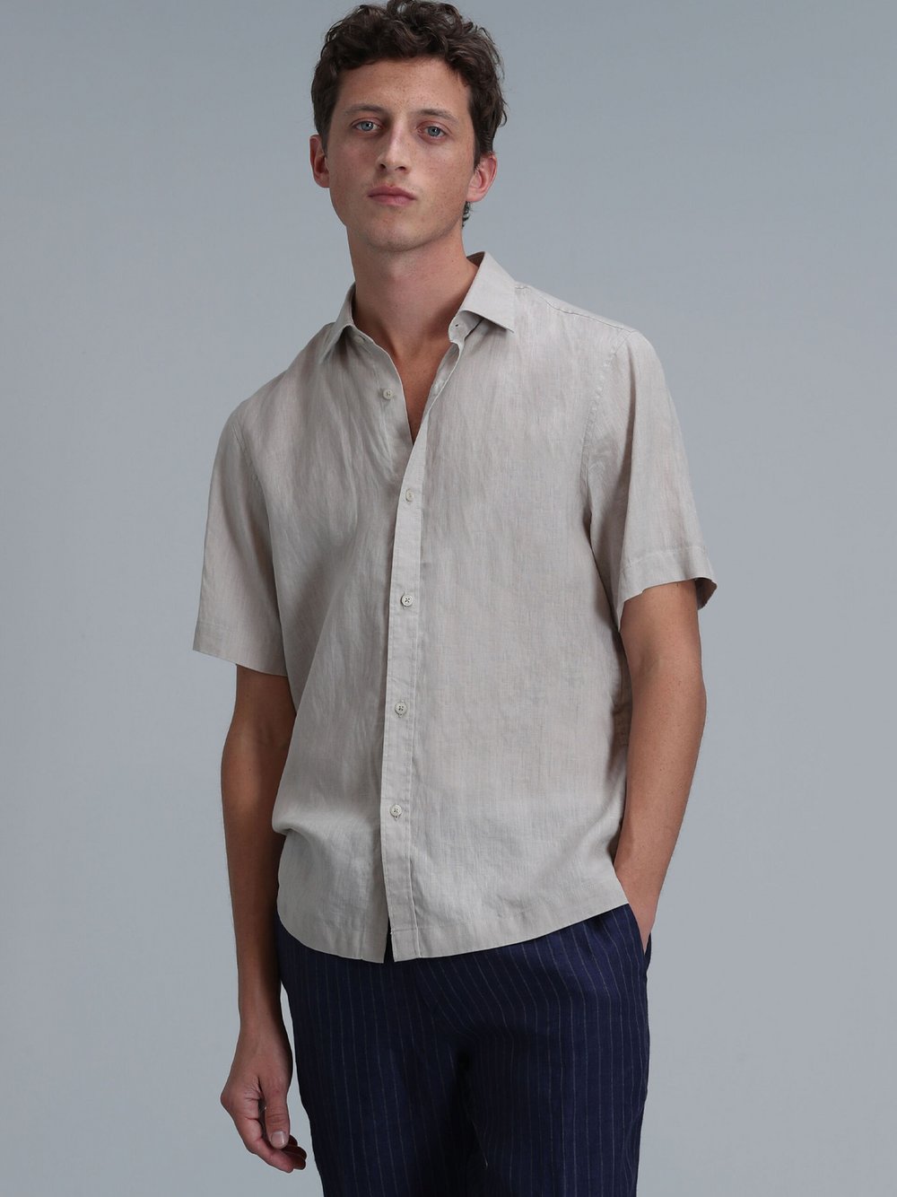 Lufian Shirt BERT Herren Leinen