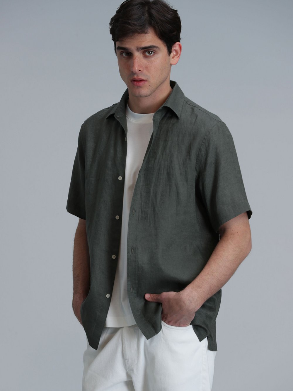 Lufian Shirt BERT Herren Leinen