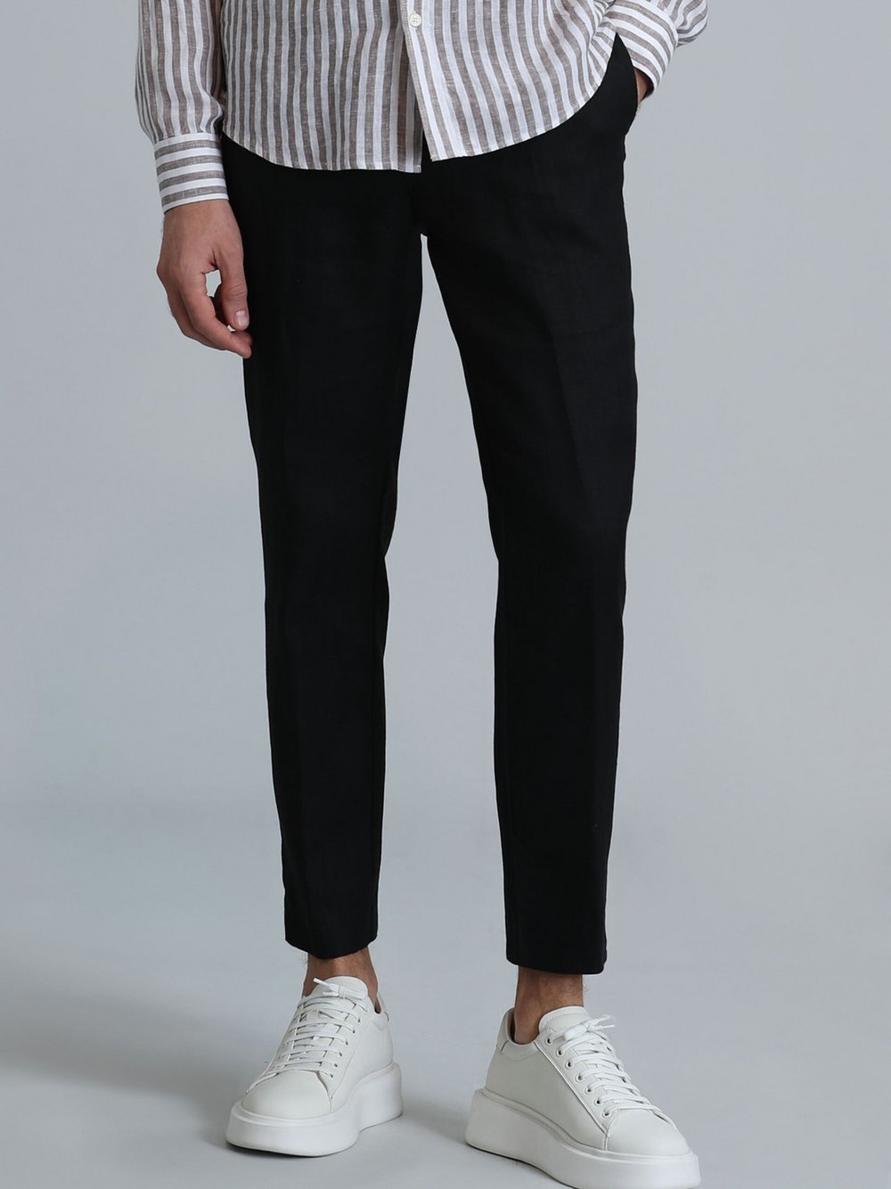 Lufian Hose KARL Herren Leinen