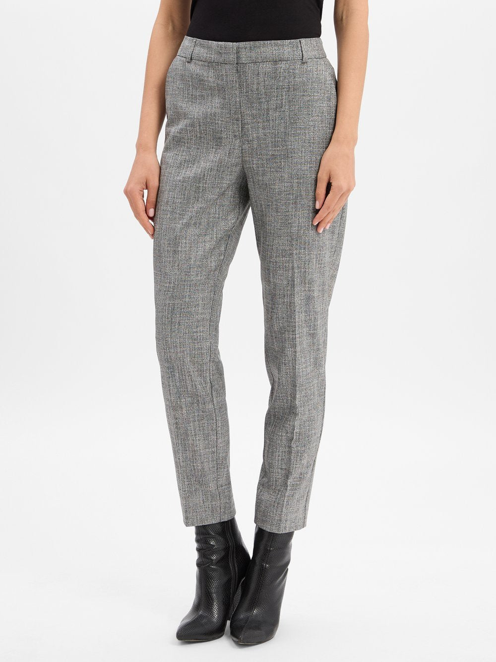 comma Hose Damen Viskose meliert