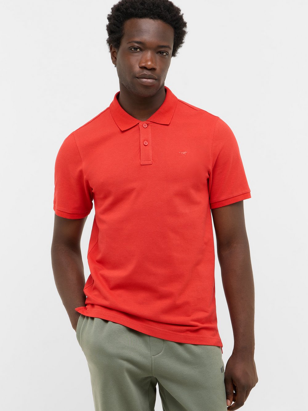 Mustang Polo Herren Baumwolle