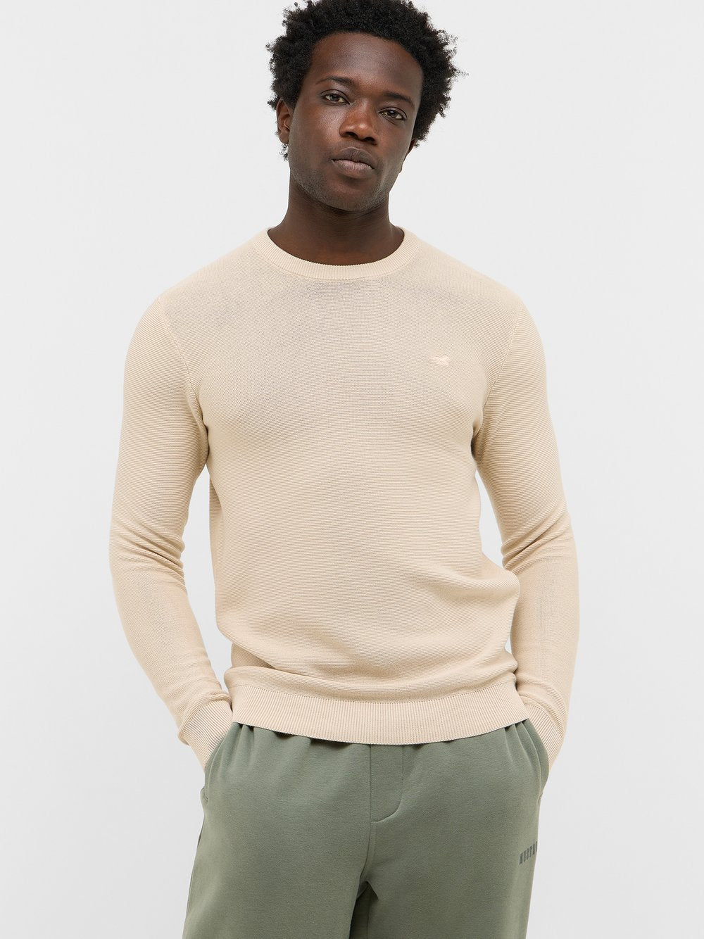 Mustang Strickpullover Herren Baumwolle