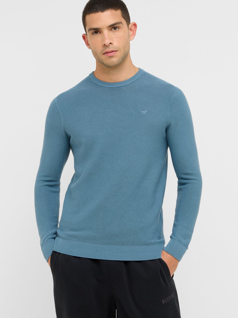 Mustang Strickpullover Herren Baumwolle