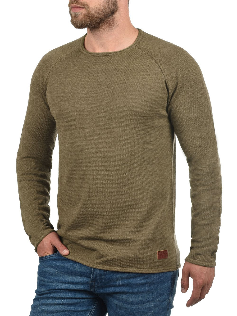 BLEND Strickpullover Herren Baumwolle