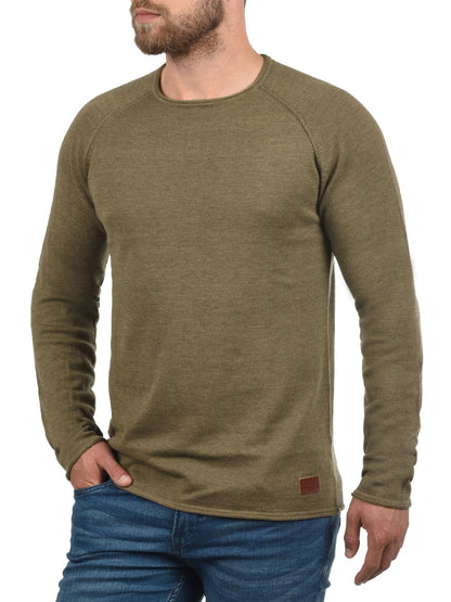 BLEND Strickpullover Herren Baumwolle