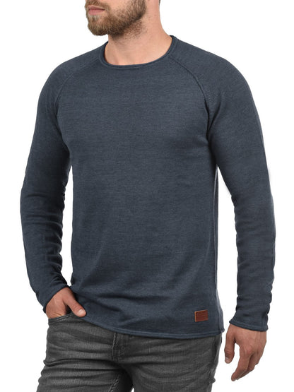 BLEND Strickpullover Herren Baumwolle