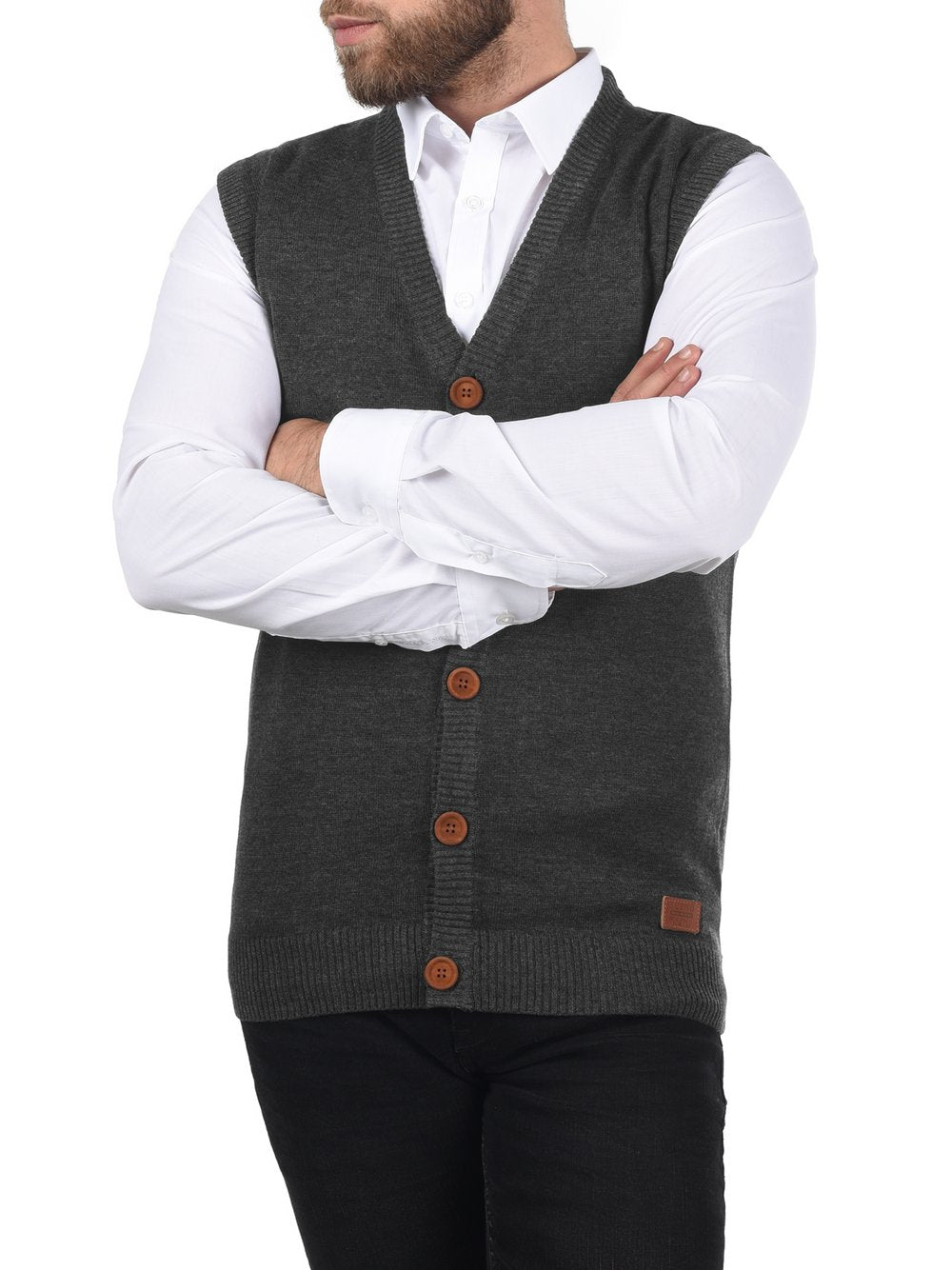 BLEND Pullunder Herren Baumwolle