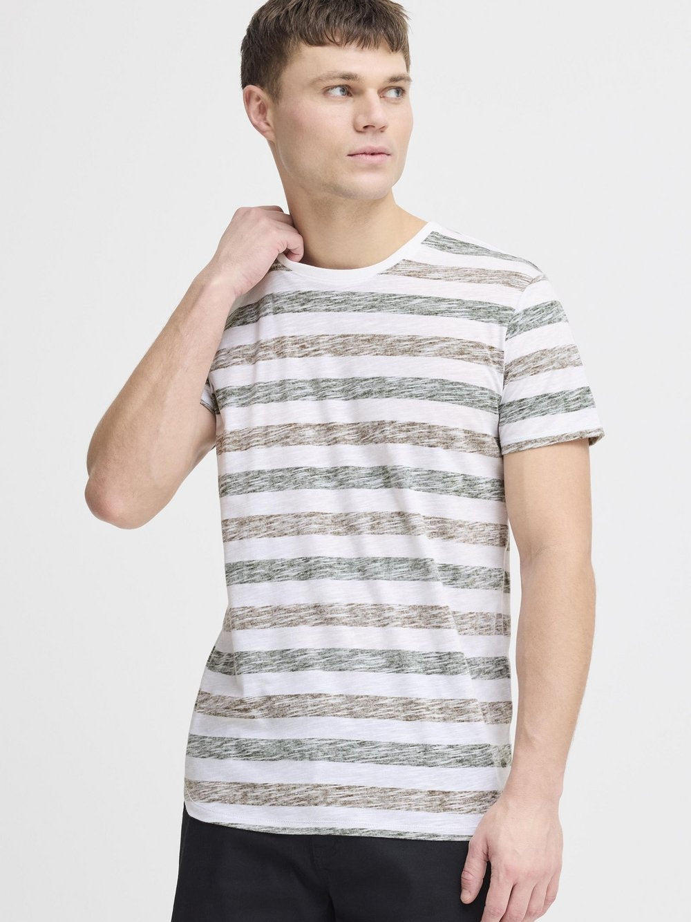 BLEND Rundhalsshirt Herren Baumwolle bedruckt