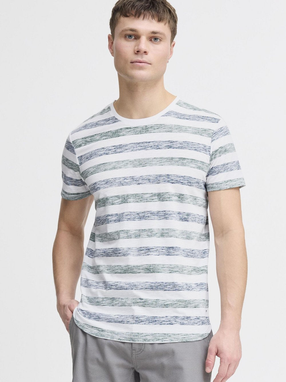 BLEND Rundhalsshirt Herren Baumwolle bedruckt