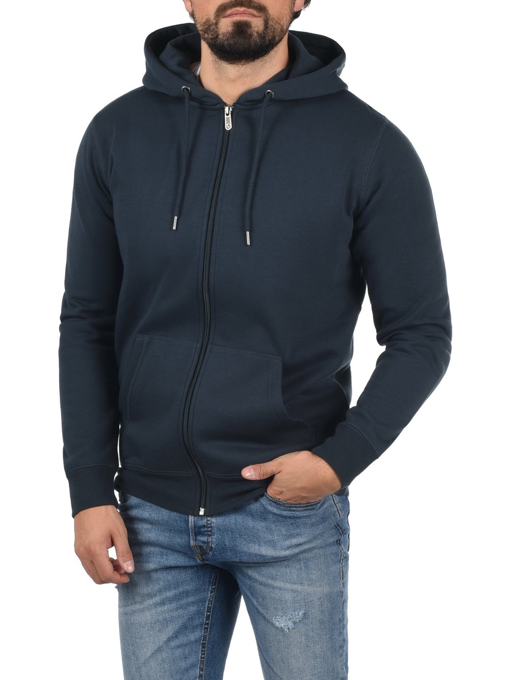 BLEND Kapuzensweatjacke Herren Baumwolle