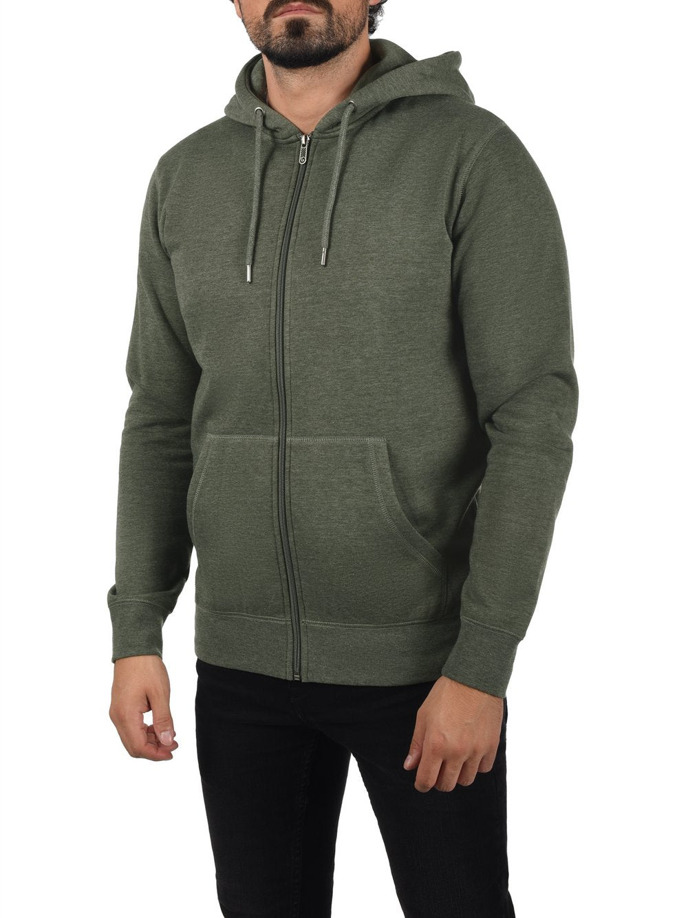 BLEND Kapuzensweatjacke Herren Baumwolle