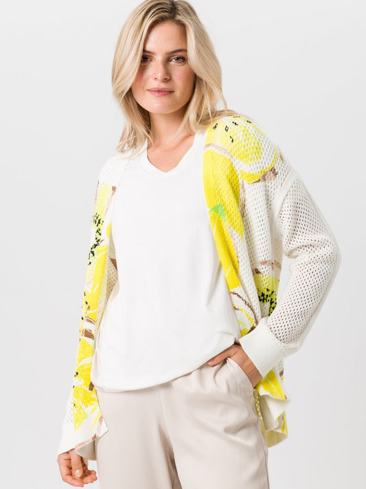 TUZZI Strickjacke Damen Baumwolle bedruckt