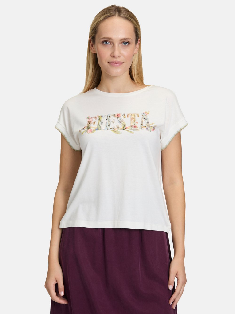 Cartoon Casual-Shirt Damen Baumwolle bedruckt
