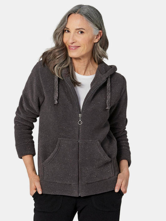 Goldner Flauschjacke Damen
