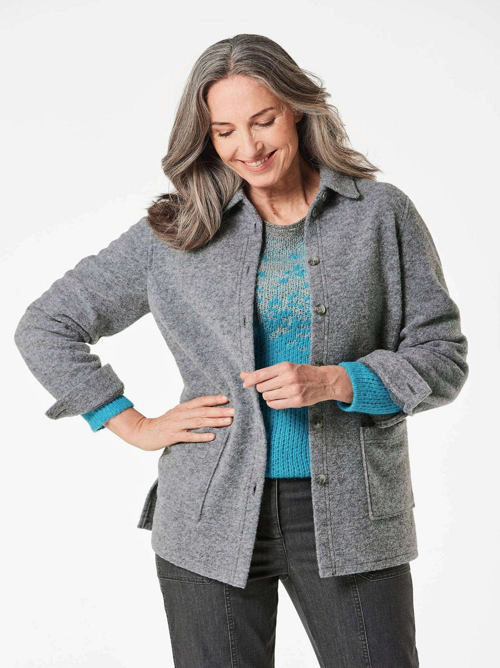 Goldner Hemdjacke Damen