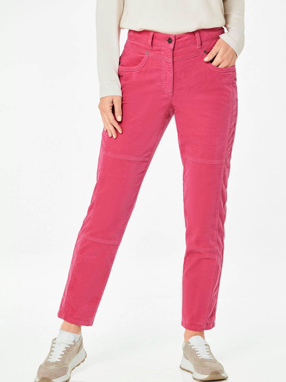 Goldner Samthose Damen Baumwolle