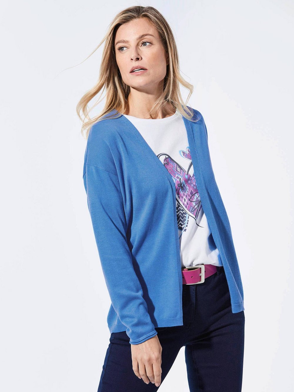 Goldner Cardigan Damen Baumwolle