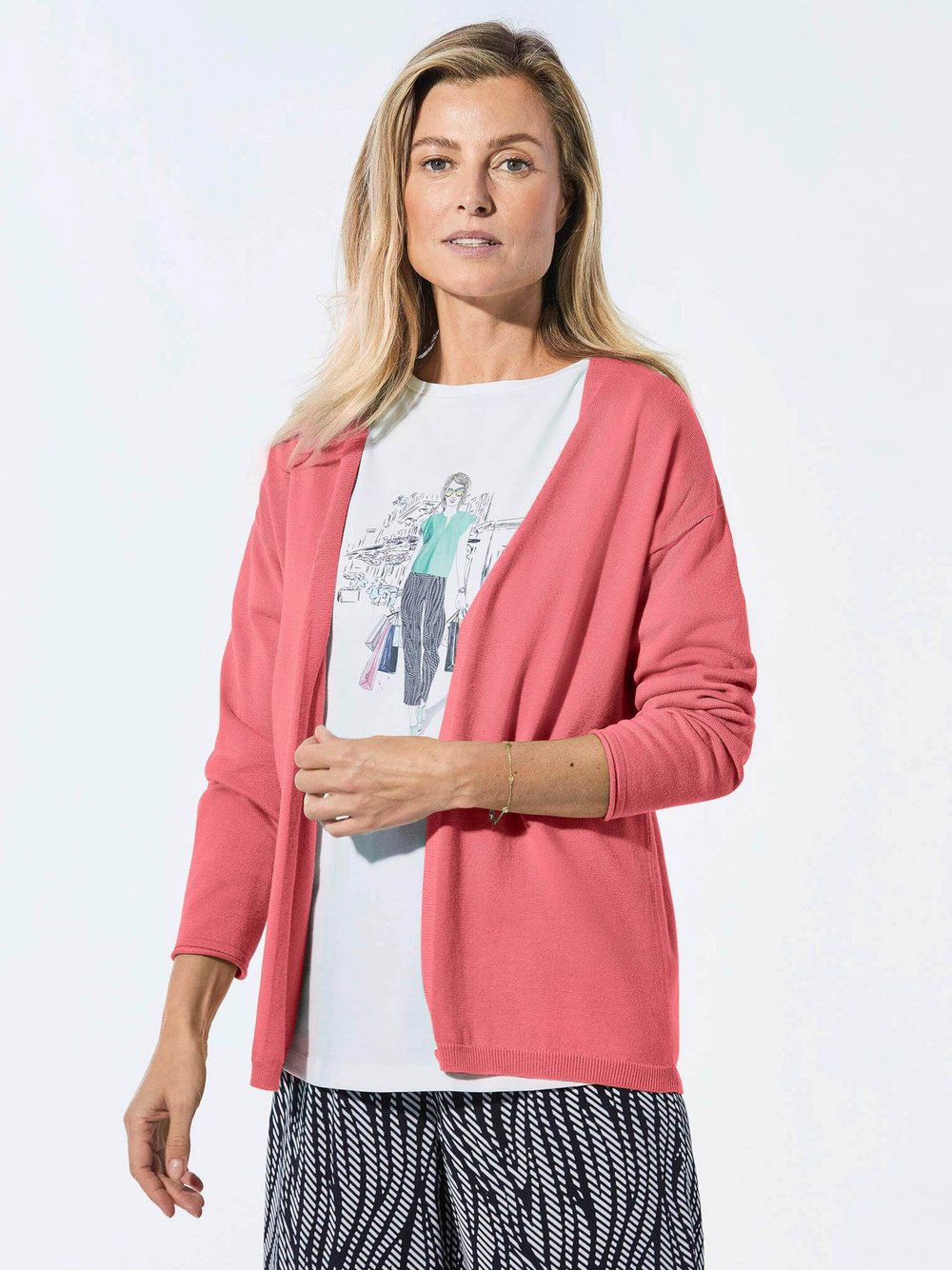 Goldner Cardigan Damen Baumwolle