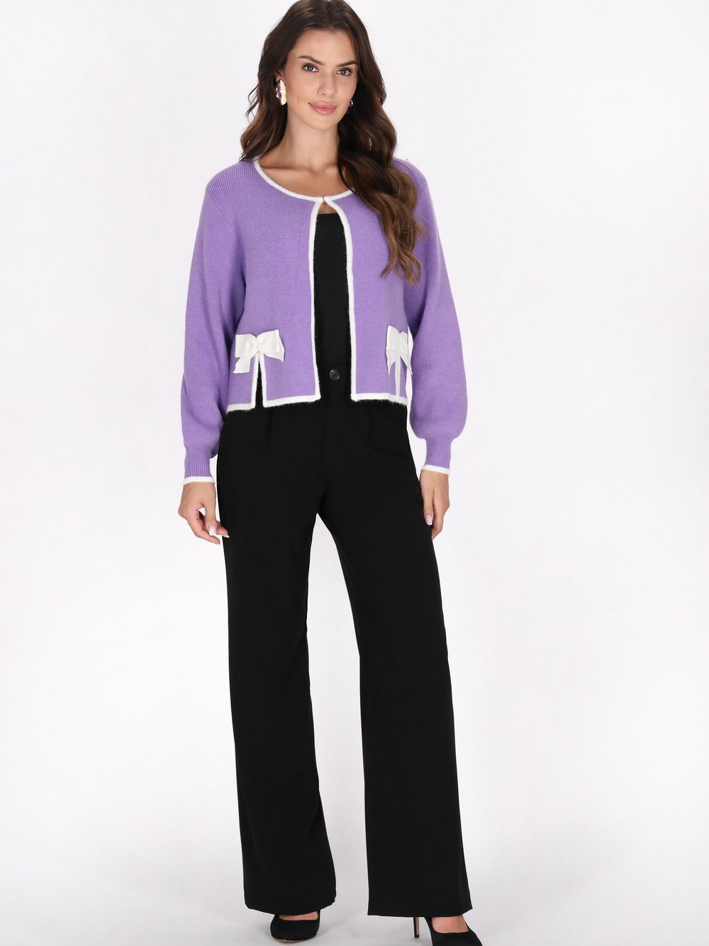 Faina Strickjacke Damen Polyamid