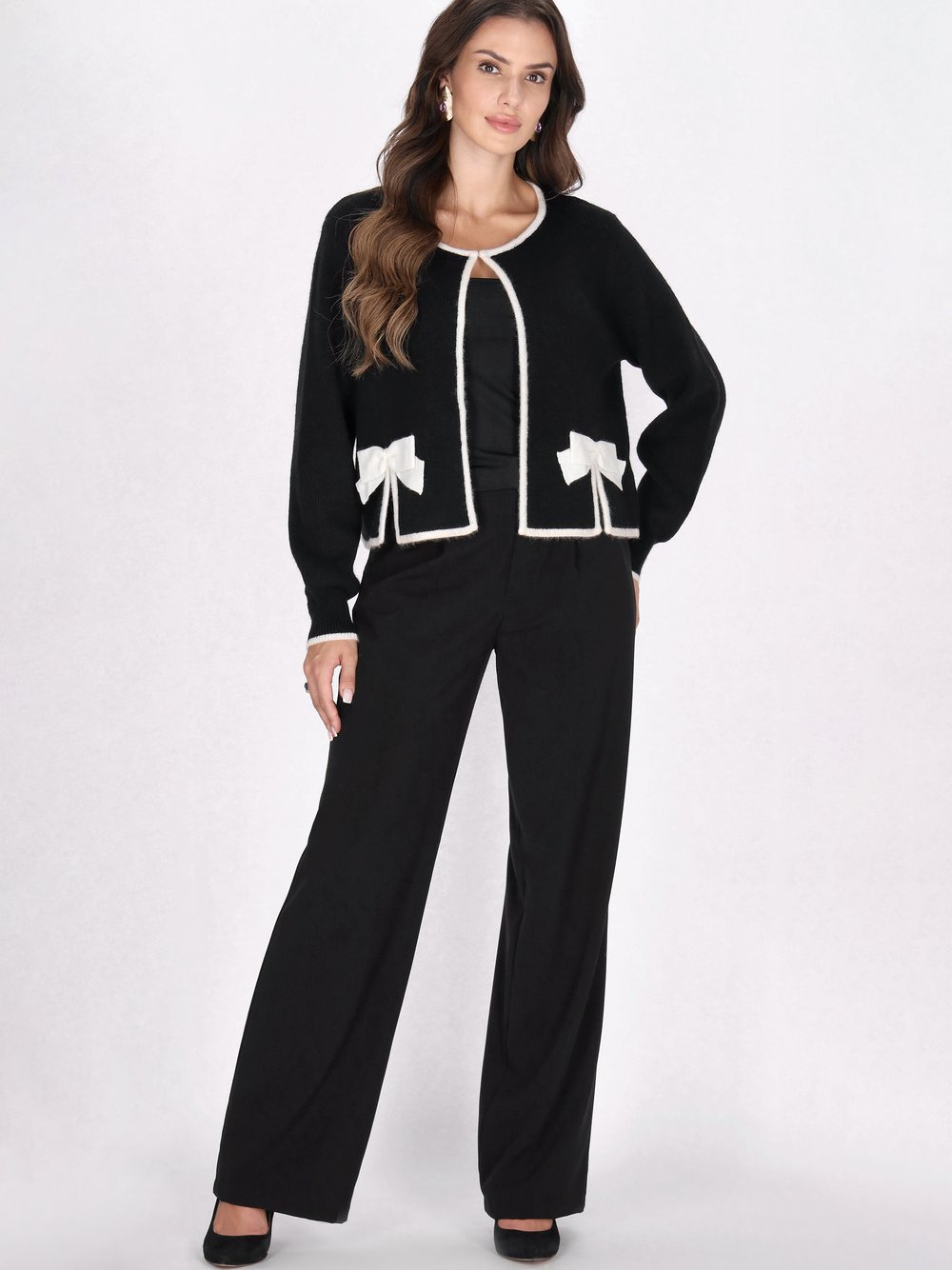 Faina Strickjacke Damen Polyamid
