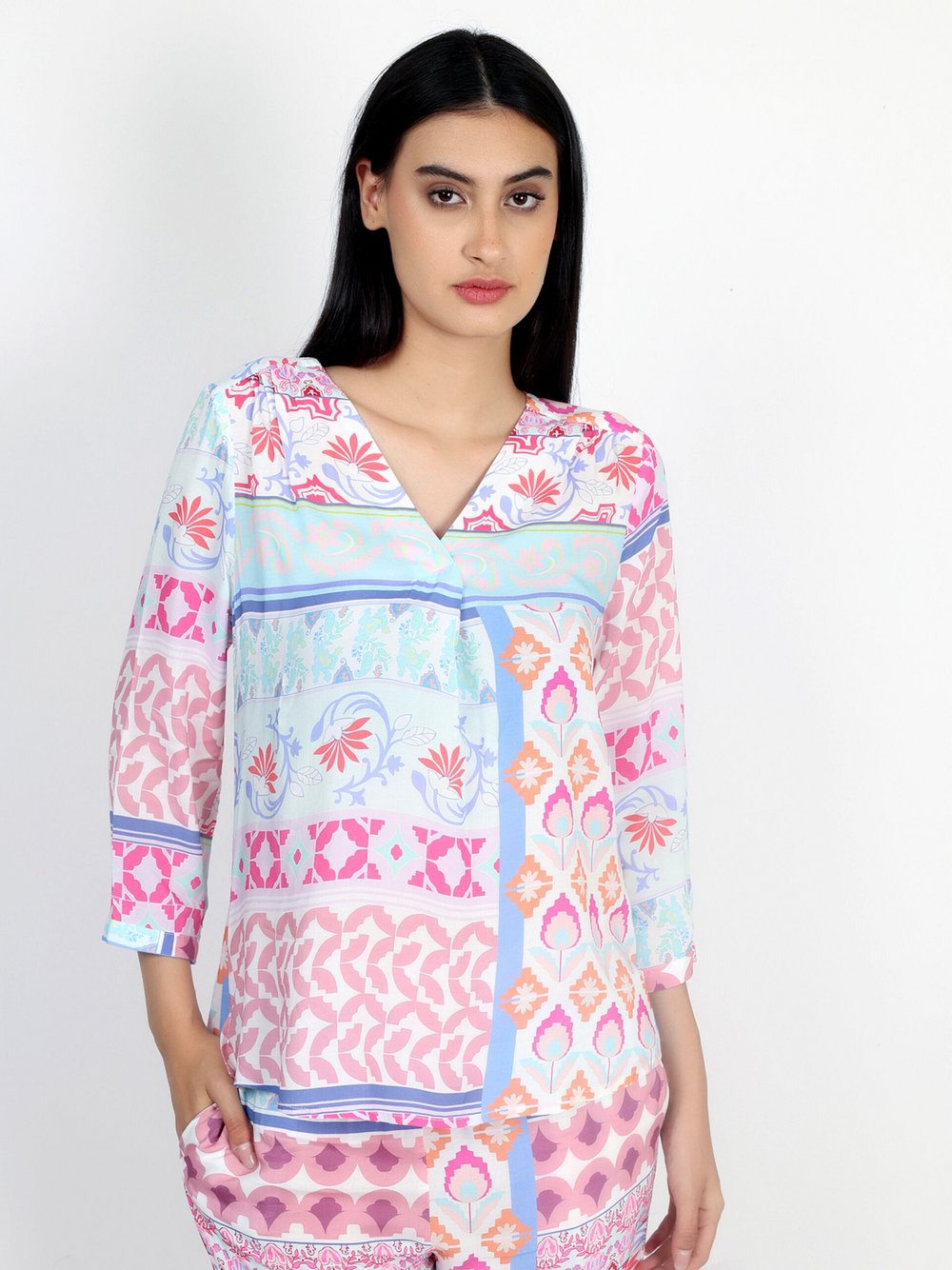 Vicci Germany Bluse Damen Viskose bedruckt