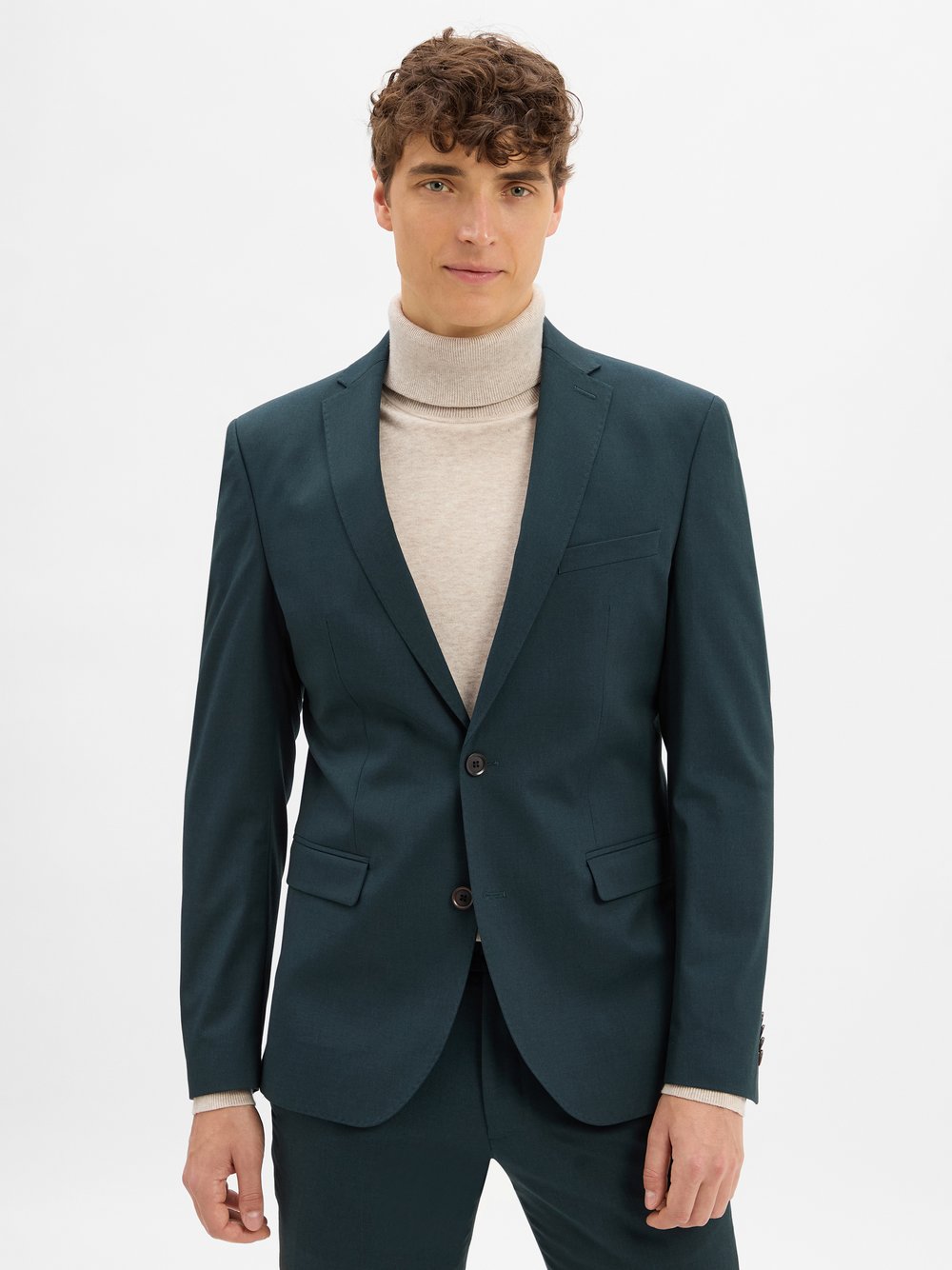 s.Oliver LABEL Baukasten-Sakko Herren Slim Fit