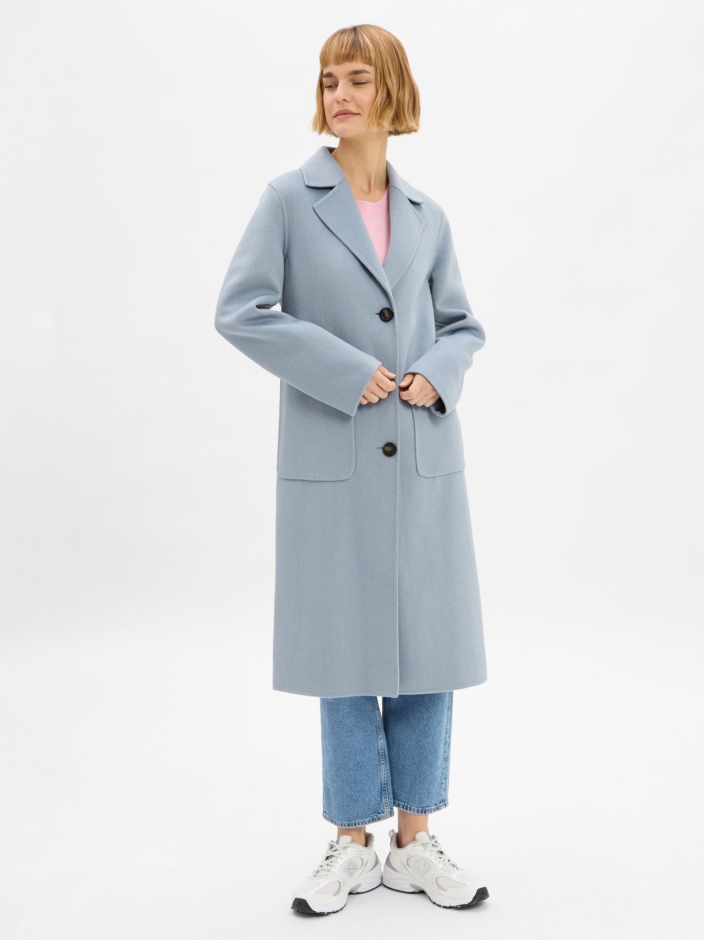 comma Doubleface-Jacke mit Wollanteil Damen Wolle