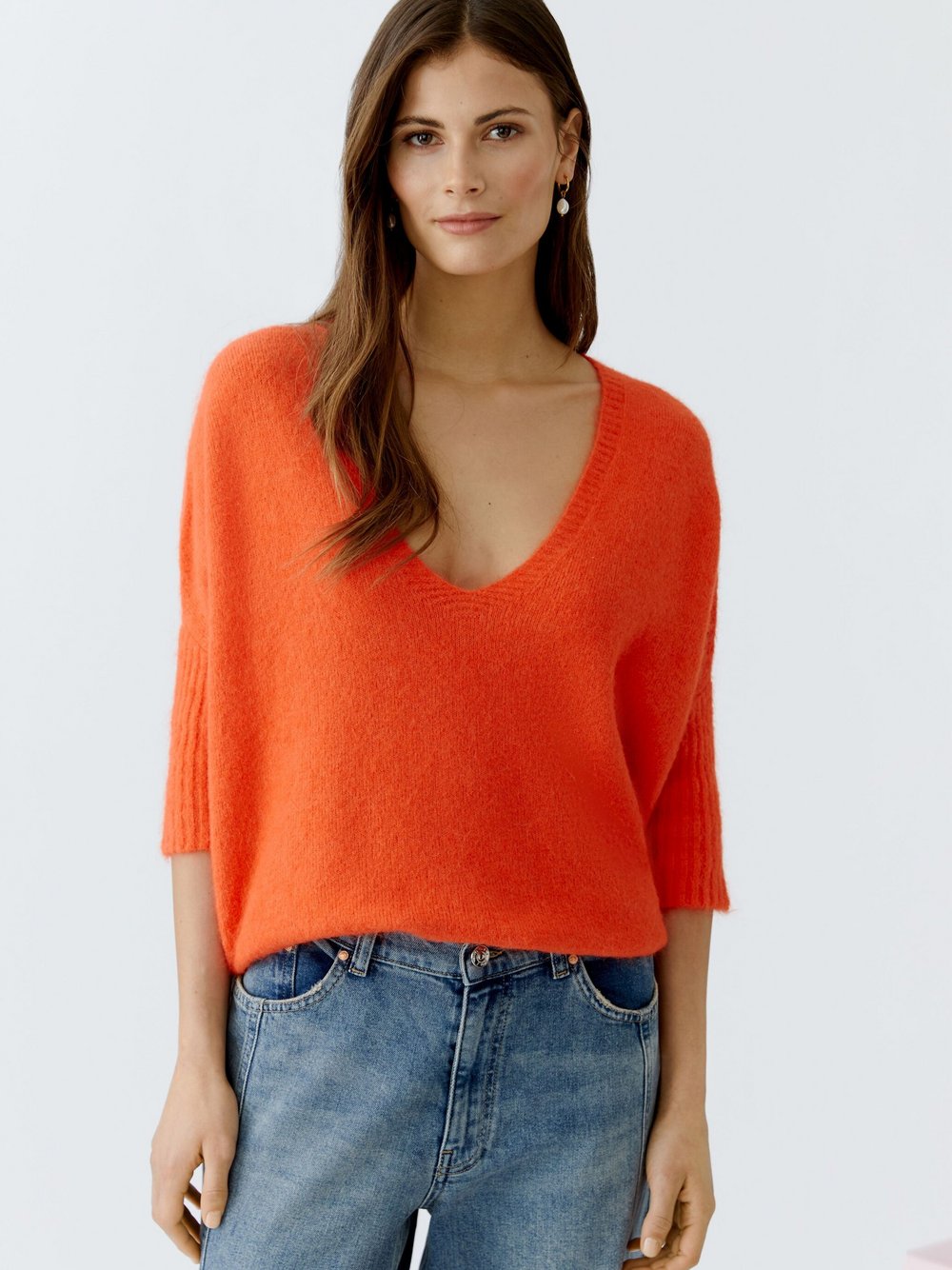 Oui Pullover Damen Polyamid