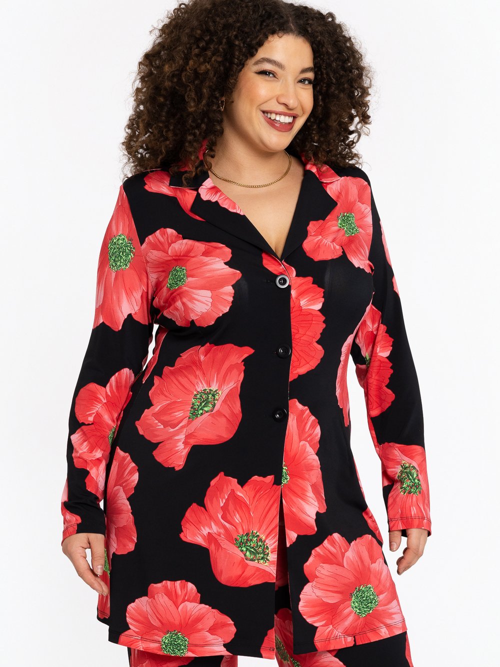 YOEK Blazer Damen bedruckt