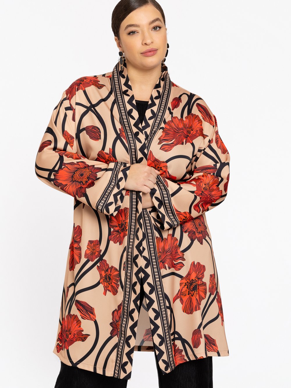 YOEK Strickjacke Damen bedruckt