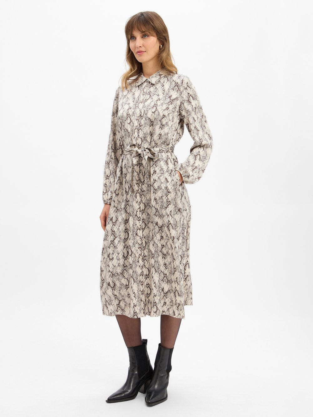 comma Blusenkleid Damen Viskose gemustert