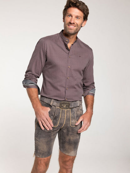 Spieth & Wenksy Trachtenhemd Herren Slim Fit Baumwolle