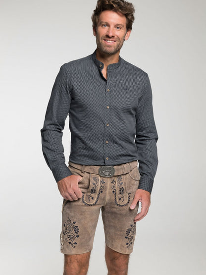 Spieth & Wenksy Trachtenhemd Herren Slim Fit Baumwolle