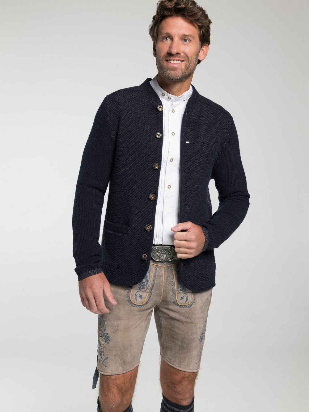 Spieth & Wenksy Trachtenstrickjacke Herren Wolle