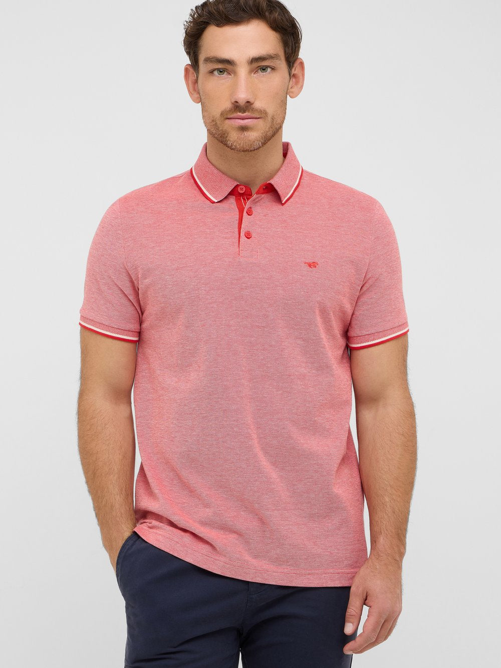 Mustang Polo Herren Baumwolle