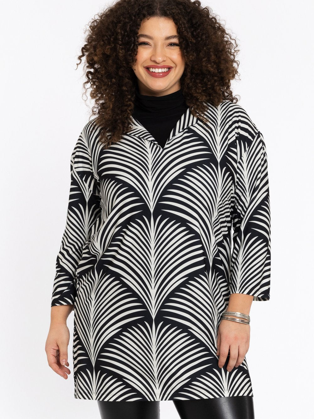 YOEK Tunika Damen bedruckt