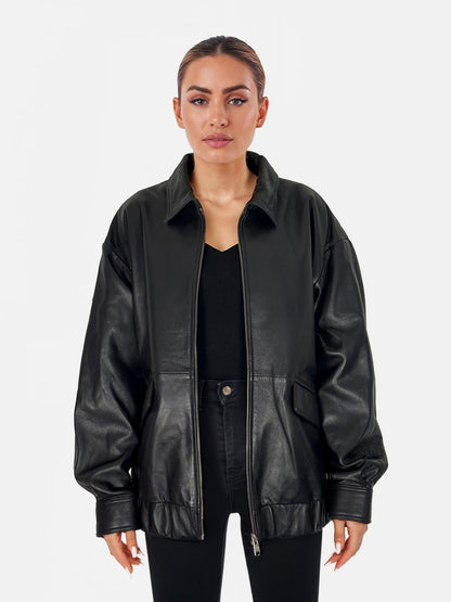 Trueprodigy Lederjacke Damen