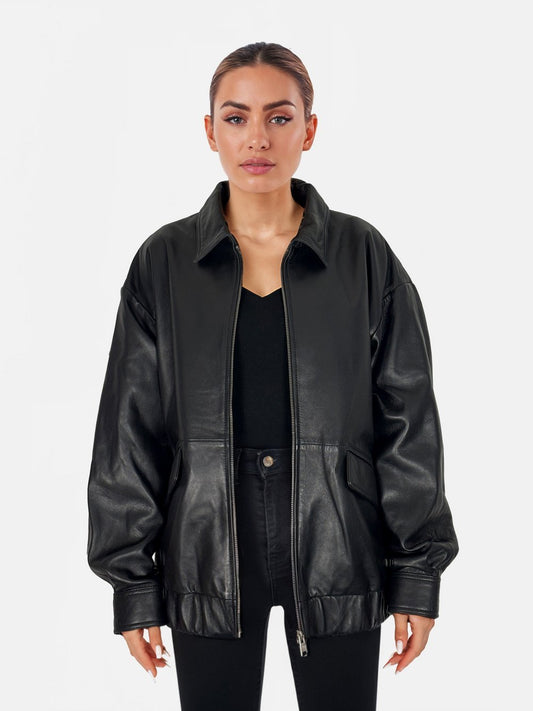 Trueprodigy Lederjacke Damen